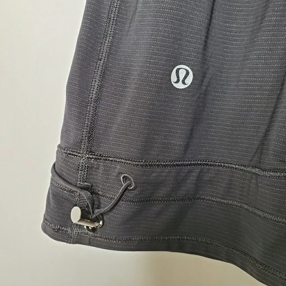 Lululemon Black White Stripes Tame Me Tank - Picture 3 of 5